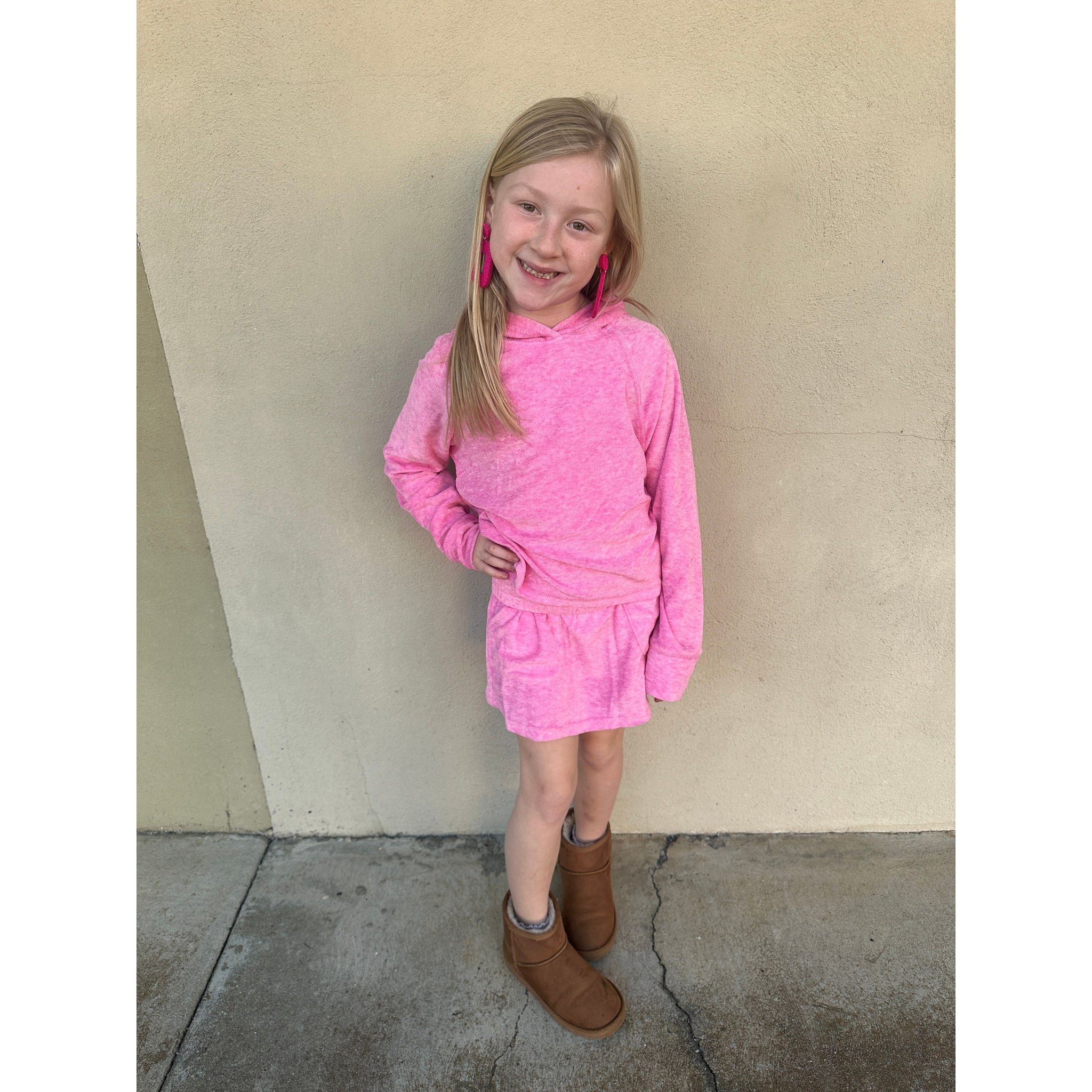 Girls Heather Velour Hoodie and Skort Set – Southern Roots Clothing Company