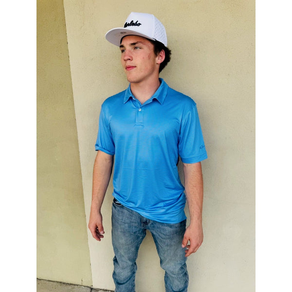 Drake Performance Chalk Striped Polo