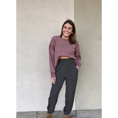 Elasticized Waist Jogger Pants