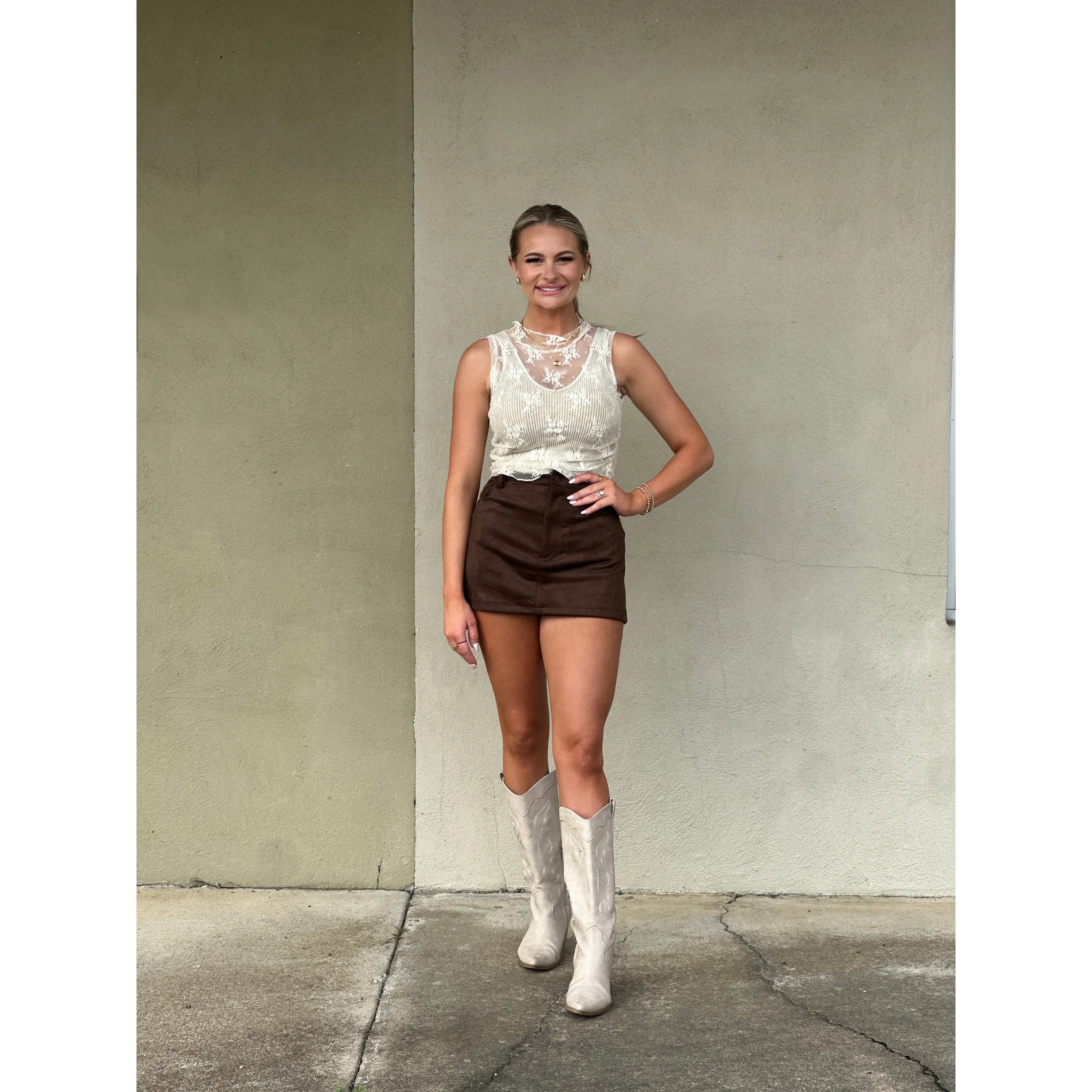 Low Waist Mini Skort