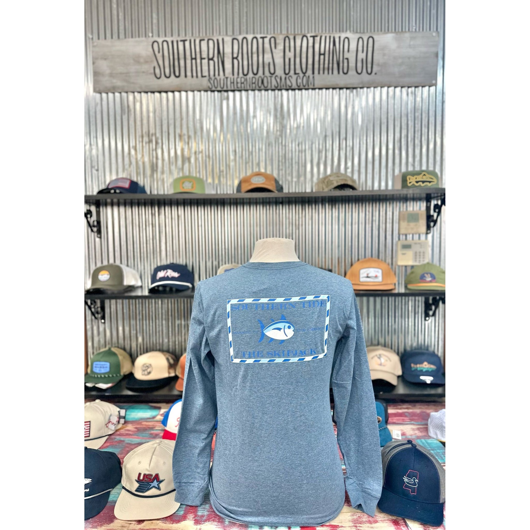 Southern Tide Original Skipjack Long Sleeve T Shirt