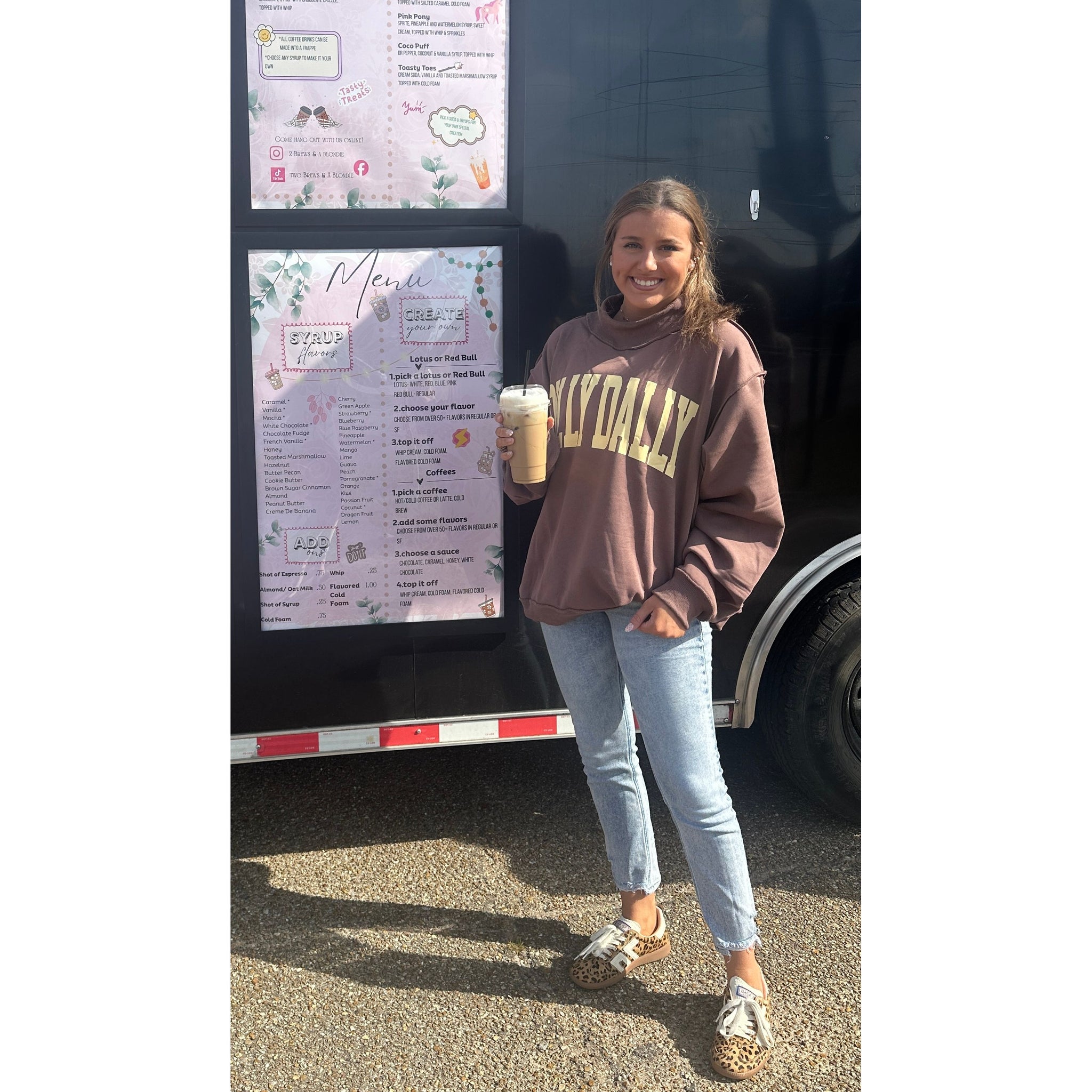 Dilly Dally Reversible Mockneck Sweatshirt