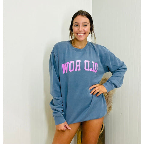 Old Row Sweatshirt - Blue/Pink