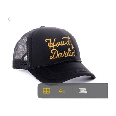 Howdy Darlin' Mesh Trucker Hat