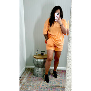 Cotton Coral Casual Shorts