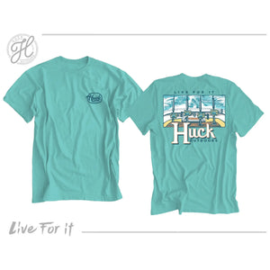 Huck Outdoors Offshore Reels Short Sleeve T Shirt