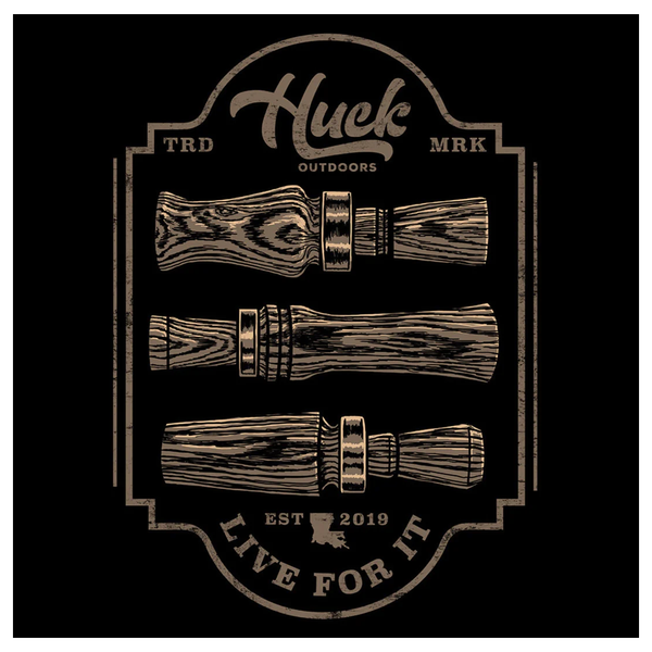 Huck Outdoors Duck Call Collection Long Sleeve T Shirt