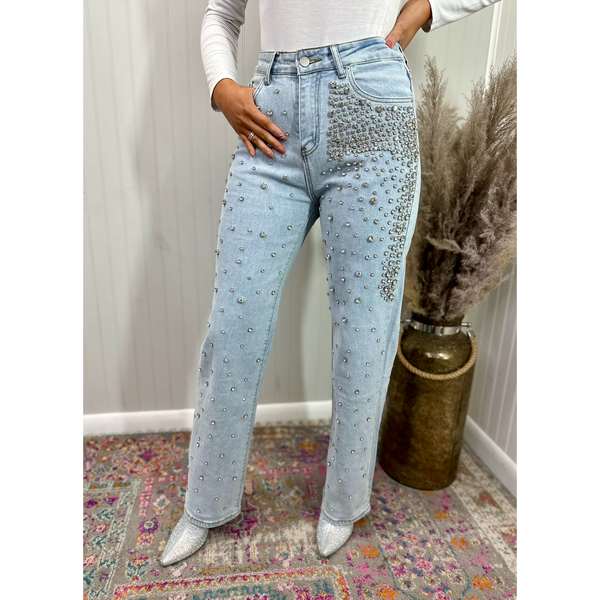 Icon Embellished Jeans