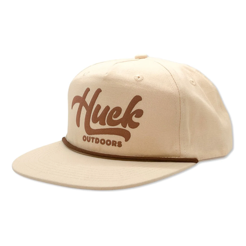 Huck Outdoors Retro Cream Rope Hat