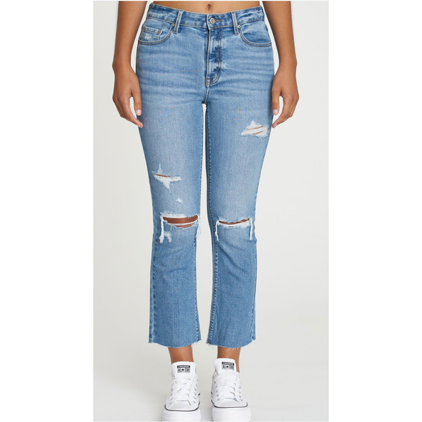 Emery High Rise Distressed Cropped Jeans