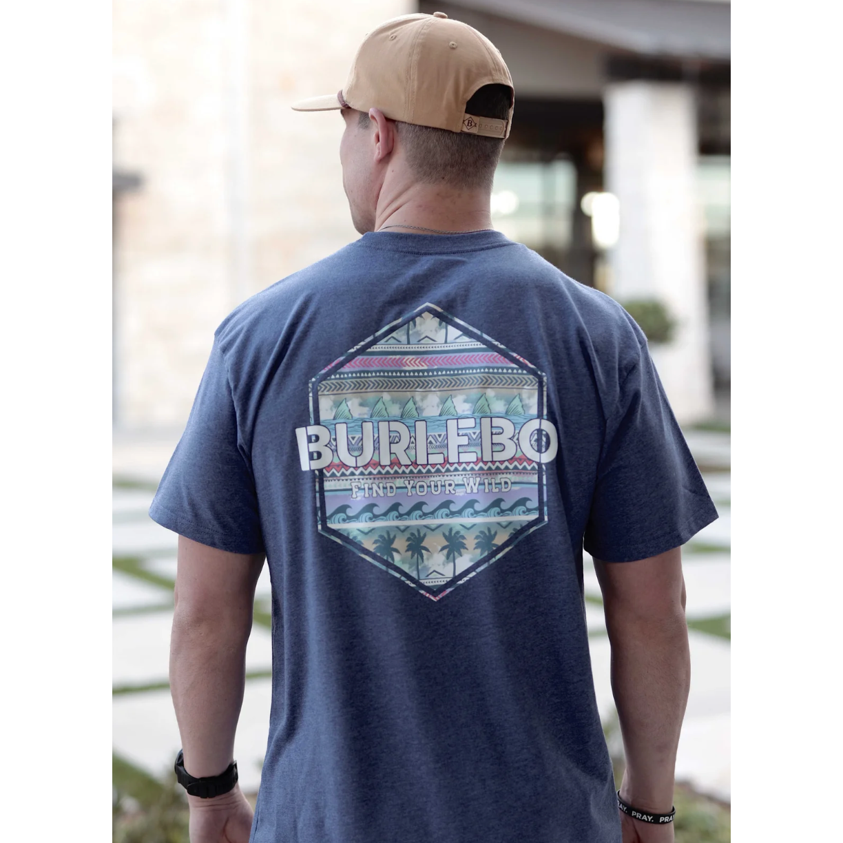 Burlebo Palms & Fins Logo Short Sleeve T Shirt
