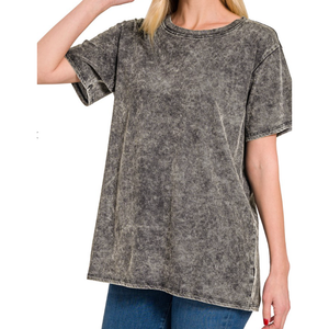 Paige Washed Short Sleeve Top