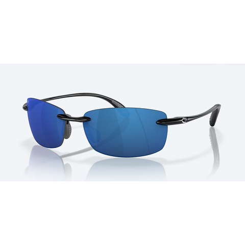 Costa Del Mar - Ballast Polarized Sunglasses - Shiny Black/Blue Mirror 580P
