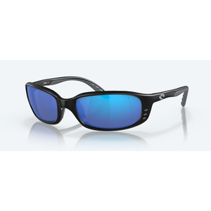 Costa Del Mar Brine Sunglasses Matte Black/Blue Glass Lens G