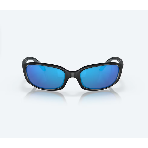 Costa Del Mar Brine Sunglasses Matte Black/Blue Glass Lens G
