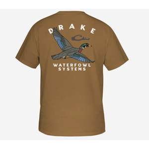 Drake Retro Wood Duck Short Sleeve T-Shirt