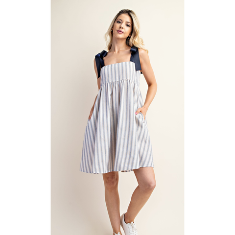 Striped Babydoll Dress