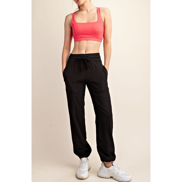 Oxford Mid Rise Joggers