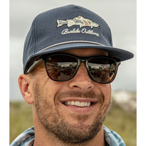 Burlebo Camo Fish Navy Hat