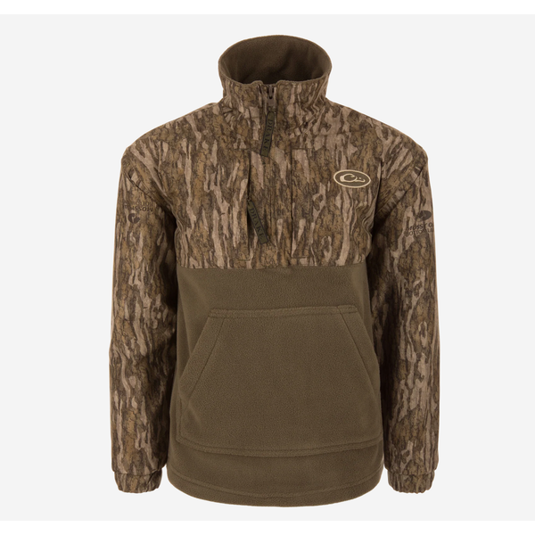 Drake MST Youth Eqwader Quarter Zip Jacket - Bottomland by Drake Waterfowl