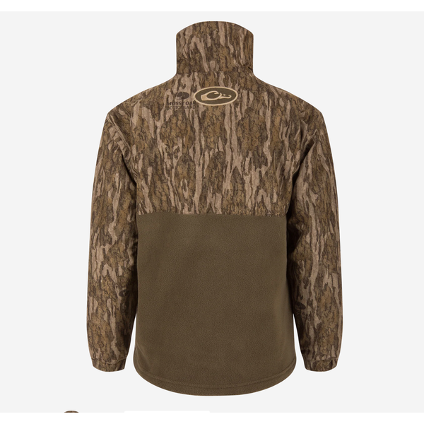 Drake MST Youth Eqwader Quarter Zip Jacket - Bottomland by Drake Waterfowl