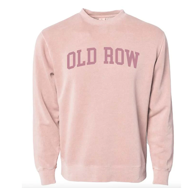 Old Row Crewneck Sweatshirt - Pink by Old Row