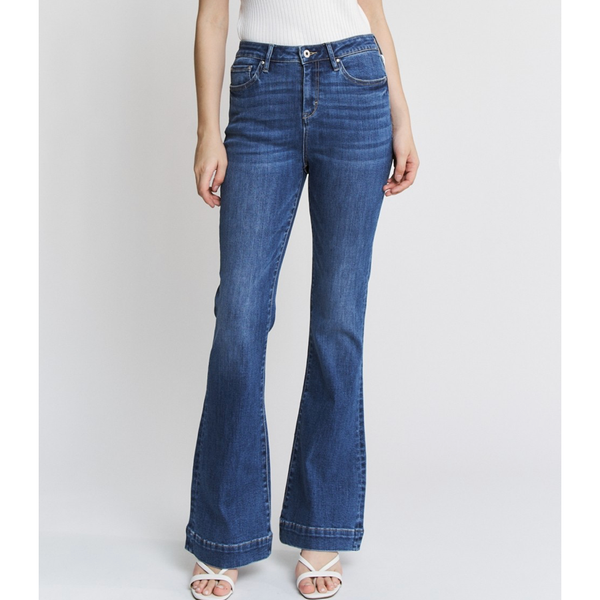 High Rise Flare Trouser Hem