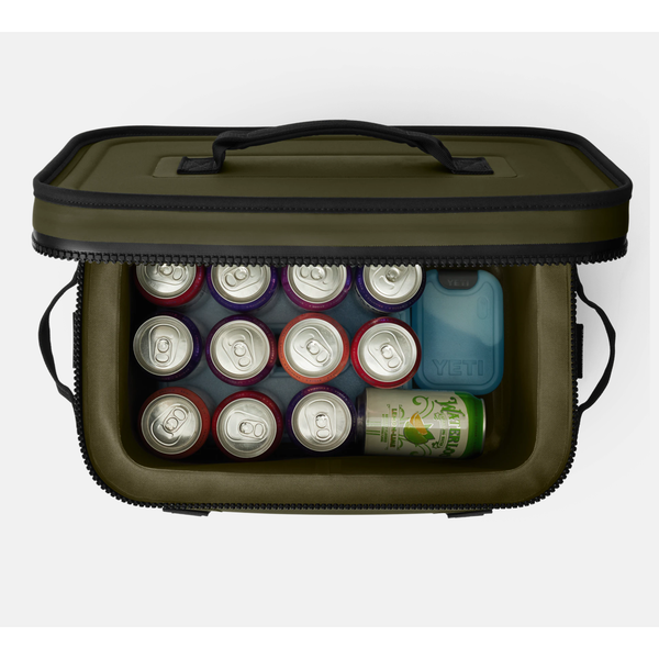 Yeti Hopper Flip 18 Soft Cooler - Olive/Black