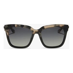 Diff Bella - Grey Fade + Smoke Gradient + Polarized Sunglasses