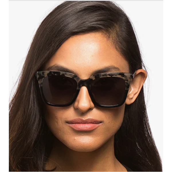 Diff Bella - Grey Fade + Smoke Gradient + Polarized Sunglasses