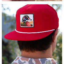 Youth Burlebo Duck Stamp Cap - Red