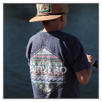 Youth Burlebo Palms and Fins Logo T-Shirt - Heather Navy