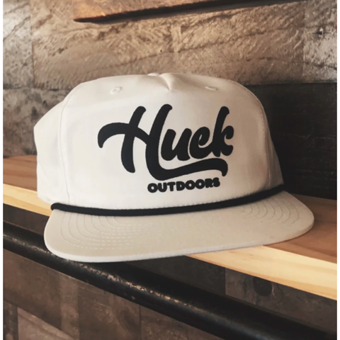 Huck- All White - Retro Rope Hat