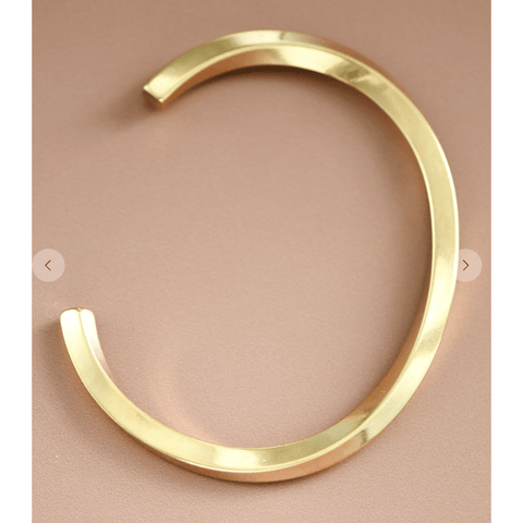 Waterproof Gold Cuff Bangle