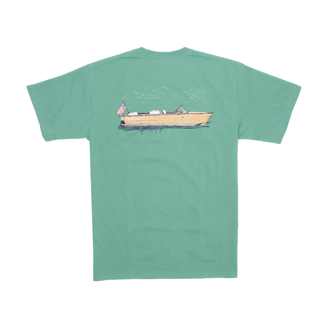 Properly Tied Boating Tradition SS Tee - Ivy