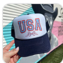 USA Trucker Hat - Navy