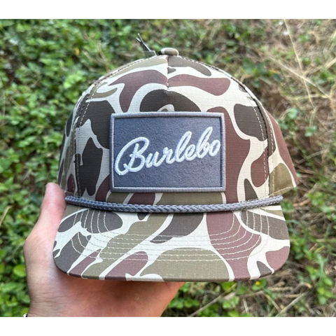 Burlebo Grey Patch Cap- Camo