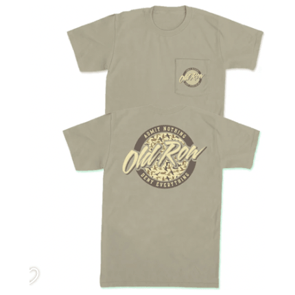 Old Row Duck Camo Circle Logo Pocket Tee