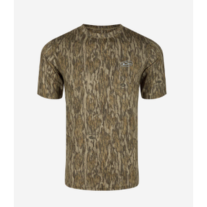 Drake Youth EST Camo Performance Crew S/S