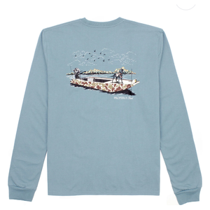 Properly Tied Boat Ride LS - Steel Blue