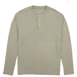 Properly Tied Shoreline Henley LS - Cedar