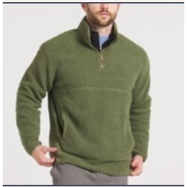 Southern Marsh Cedar Fort Pullover - Dark Olive