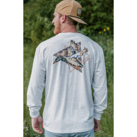 Burlebo Pintail Diving Duck LS - Heather Ash Grey