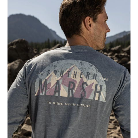 Southern Marsh -Slope Sunrise - Long Sleeve T Shirt