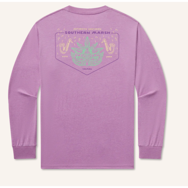 Southern Marsh - Mardi Gras Mambo - Long Sleeve T shirt