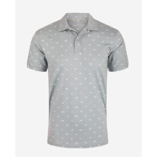 Drake Performance Print Polo - Quarry