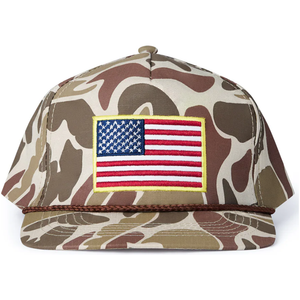 Burlebo American Flag Hat - Camo