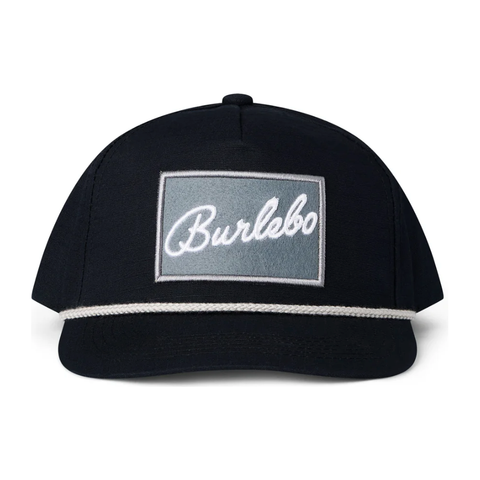 Burlebo Grey Patch Hat- Black