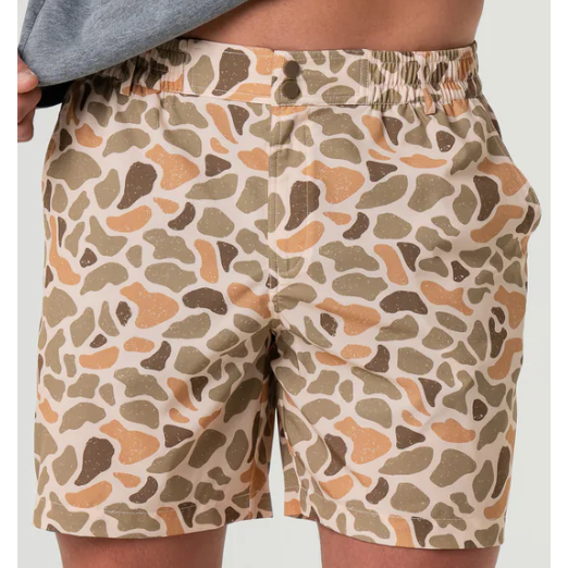 Burlebo Everyday Short - Venado Camo - Brown Pocket