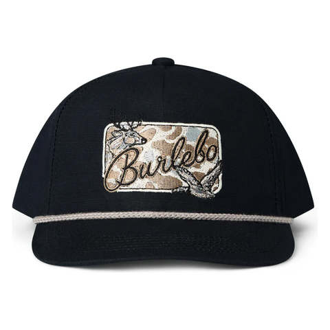 Burlebo Camo Patch Hat - Black